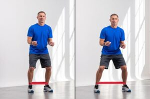 Các bài tập chân với dây kháng lực cho nam